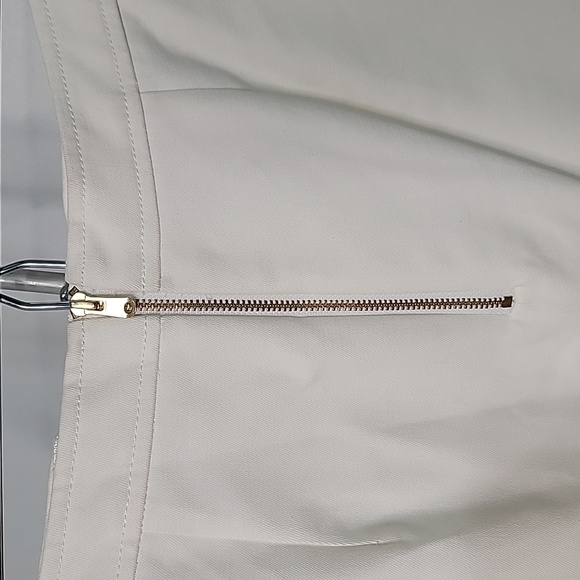 JCREW tie up knee length skirt in ivory Sz 4 EUC - Picture 4 of 7